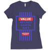 value secret santa gift Ladies Fitted T-Shirt