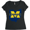 ohio for michigan Women's Triblend Scoop T-shirt
