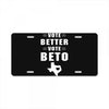 vote beto License Plate