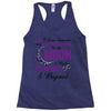 i love someone with pancreatic cancer to the moon &amp; back to infınıty Racerback Tank