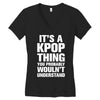 it's a kpop thing you probably wouln't understand Women's V-Neck T-Shirt