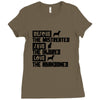 rescue save love Ladies Fitted T-Shirt