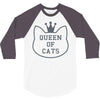 queen of cats 3/4 Sleeve Shirt