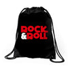 rock n roll Drawstring Bags