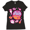 donut ghost baking Ladies Fitted T-Shirt