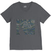 ascii night V-Neck Tee
