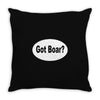 got boar Throw Pillow