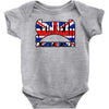 skinhead union jack, ideal birthday gift or present Baby Bodysuit