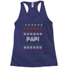 ugly christmas papi Racerback Tank