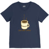 funny retro coffee V-Neck Tee