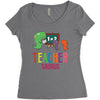 teacher saurus Women's Triblend Scoop T-shirt