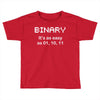 binary geek t shirt 2xl code funny pixels nerdy cpu linux programmer n Toddler T-shirt