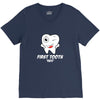 First Tooth Date V-Neck Tee