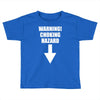 warning choking hazard printed Toddler T-shirt