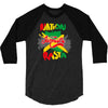rasta nation, the reggae and dancehall 3/4 Sleeve Shirt