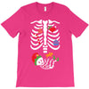 Christmas Skeleton mom and baby maternity T-Shirt