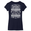 Real Kings Are Born On December 27 Women's V-Neck T-Shirt