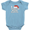 I Love Party With Santa Baby Onesie