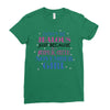 don't be jealous just because i'm a super cute november girl Ladies Fitted T-Shirt