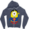 minion parody superman Zipper Hoodie
