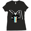 Killerbunny2007 Rainbow Overflow Ladies Fitted T-Shirt