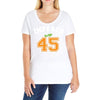 Impeach 45 Ladies Curvy T-Shirt