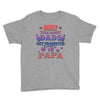 only the best dads get promoted to papa Youth Tee