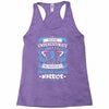 Never Underestimate the Strength of a Prostate Cancer Warrior Racerback Tank