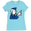 go to jail monopoly Ladies Fitted T-Shirt
