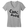 cool dude 2 Women's V-Neck T-Shirt