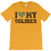 i love my soldier regular camouflage T-Shirt