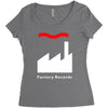 factory records   retro record label   mens music Women's Triblend Scoop T-shirt