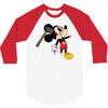 zombie mickey 3/4 Sleeve Shirt