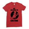 my witch halloween costume Ladies Fitted T-Shirt