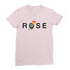 Rose Ladies Fitted T-Shirt