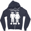 never dive alone scuba diving Zipper Hoodie