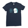 boo sheet Ladies Fitted T-Shirt