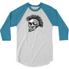 evil skull 3/4 Sleeve Shirt