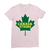 canada strong Ladies Fitted T-Shirt