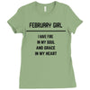 February Girl Ladies Fitted T-Shirt