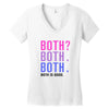 Both is Good Women's V-Neck T-Shirt