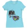 revenge of the radio star Ladies Fitted T-Shirt