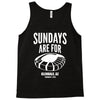 sundays are for football foot ball Tank Top