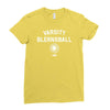 varsity blernsball Ladies Fitted T-Shirt