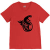 fangs dragon V-Neck Tee