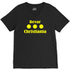 bevar christiania flag logo V-Neck Tee