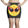 Lemon with Disco Glasses Mini Skirts