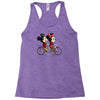 biking down main street Racerback Tank