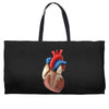 realistic human heart Weekender Totes