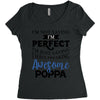 awesome poppa Women's Triblend Scoop T-shirt
